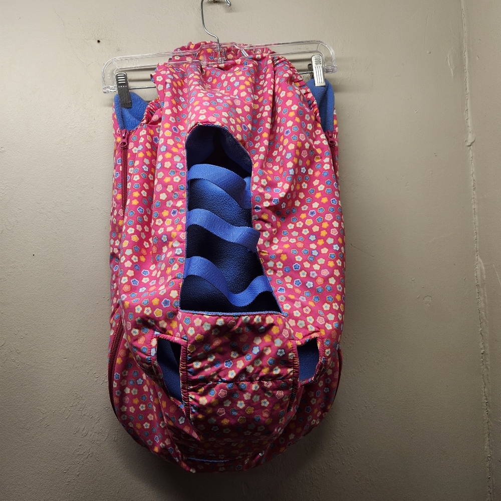 Lands End Car Seat Cover / Stroller 1 Size Pink Floral Warm